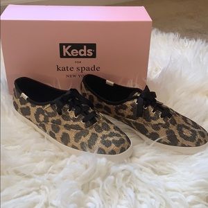 New Kate Spade Glitter Leopard Keds